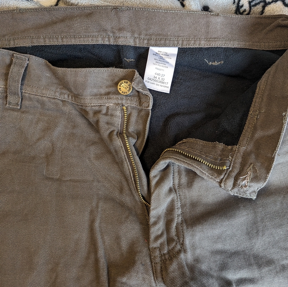 Thermal cargo pants